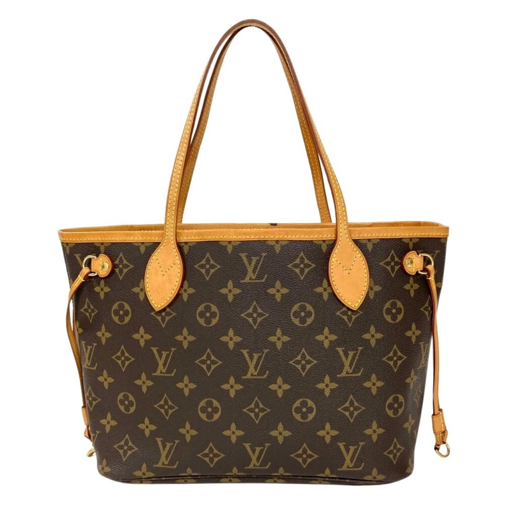 Louis Vuitton Neverfull PM Tote Bag, Monogram Canvas, M40155 Brown, TH0048, W...